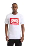 Ecko Unltd . Iconix Logo Tee In White