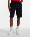 Ecko Unltd Keep Tabs On Belted Cargo Short In Black