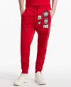 Ecko Unltd Memento Fleece Jogger In Red