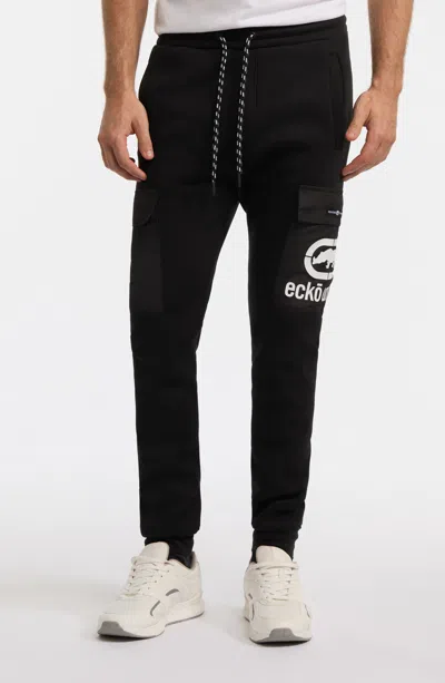 Ecko Unltd Men's Patch Parcel Jogger In Black