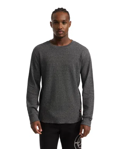Ecko Unltd Men's Pinch Me Thermal T-shirt In Black Marled
