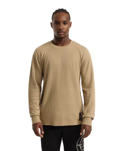 Ecko Unltd Men's Pinch Me Thermal T-shirt In Taupe