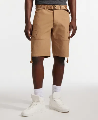 Ecko Unltd Men's Recon Go Cargo Shorts In Dark Khaki