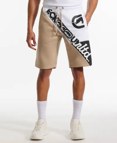 Ecko Unltd Men's Scattered Fleece Regular Fit Shorts In Multi