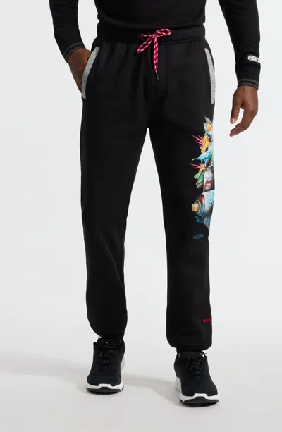 Ecko Unltd Men's Spray Town Down Jogger In Black