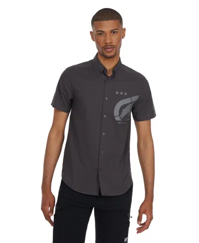 Ecko Unltd Men's Stamp Short Sleeve Woven Shirt