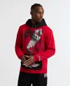 Ecko Unltd . Tag A Lot Hoodie In True Red