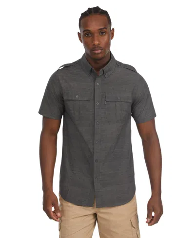 Ecko Unltd Men's The Sweat Short Sleeve Woven Shirt