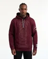 Ecko Unltd Men's Time Capsule Pull Over Hoodie In Burgundy