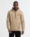 Ecko Unltd . Tonal Tape Hoodie In Taupe