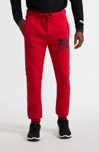 Ecko Unltd Men's Truss Zip Jogger In True Red