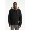 Ecko Unltd Quietly Standing Out Faux Shearling Lined Jacket In Black