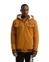 Ecko Unltd Reknown Faux Shearling Varsity Jacket In Tims