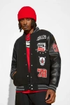 Ecko Unltd Rhino Varsity Letterman In Black