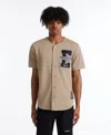 Ecko Unltd . The Dinger Button Front Top In Grey
