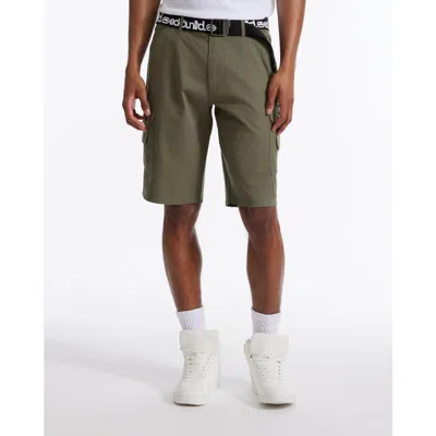 Ecko Unltd . The Leader Belted Cargo Short In Green