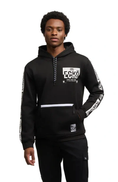 Ecko Unltd . Truss Zip Hoodie In Black
