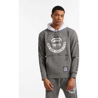 Ecko Unltd . Vibe Block Hoodie In Gray