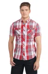 Ecko Unltd Worker Short Sleeve Woven Shirt In Multi