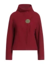 Éclà Woman Jacket Burgundy Size 8 Virgin Wool, Polyamide