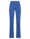 Éclà Woman Pants Bright Blue Size 14 Polyester, Elastane