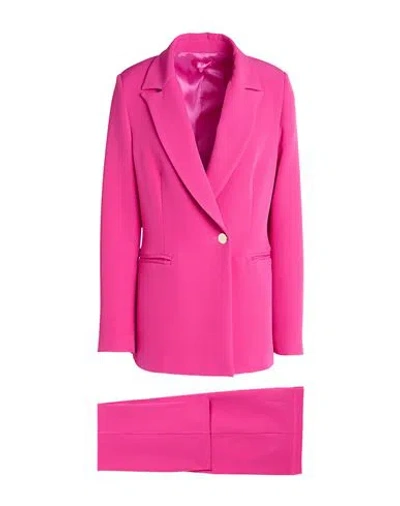 Éclà Woman Suit Fuchsia Size 8 Polyester, Elastane