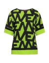 Éclà Woman T-shirt Light Green Size 10 Viscose, Elastane In Green