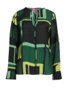 Éclà Woman Top Green Size 6 Polyester