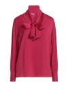 Éclà Woman Top Magenta Size 10 Recycled Polyester, Polyester, Elastane