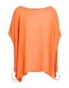 Éclà Woman Top Orange Size 6 Polyester In Orange