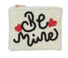 Eclai Be Mine Coin Bag In Off White In White