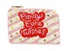 Eclai Candy Cane Wishes Coin Bag In Beige/pink In Multi