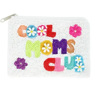 Eclai Cool Moms Club Coin Bag In White
