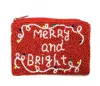 Eclai Merry And Bright Coin Bag In Red In Red