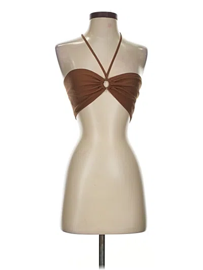 Pre-owned Eclair Bodysuit In Brown
