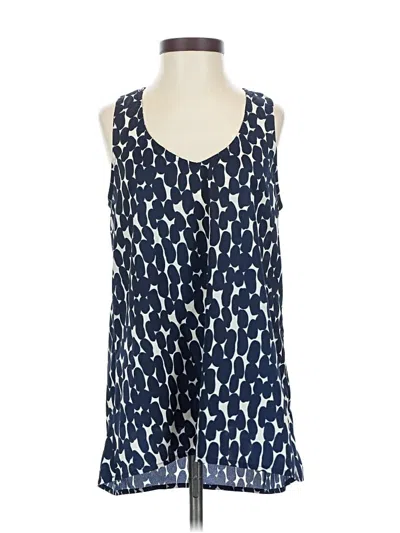 Pre-owned Eclair Sleeveless Blouse In Blue