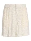E'clat Bermuda Shorts With Logo Design