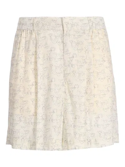 E'clat Bermuda Shorts With Logo Design