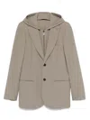E'clat Nylon Single-breasted Blazer