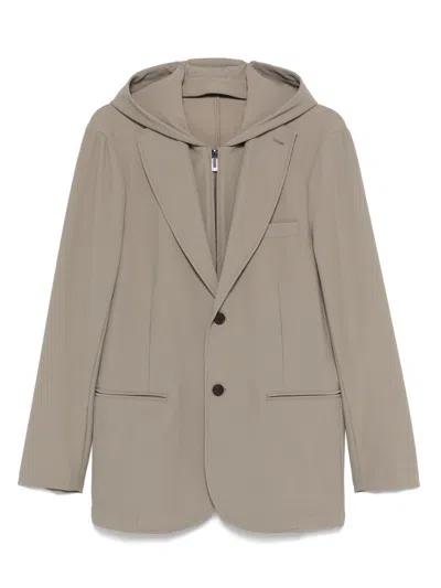 E'clat Nylon Single-breasted Blazer
