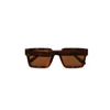 Éclectique Men's Brown Polarized Tortoise Sunglasses In Brown