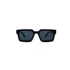 Éclectique Men's Polarized Black Sunglasses In Black