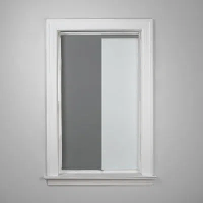Eclipse Arbor Solid 100% Total Blackout Cordless Roller Shade In Gray