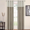 Eclipse Arno Blackout Single Curtain Panel In Latte