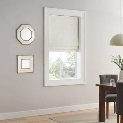 Eclipse Blackout Roman Shade In Off White