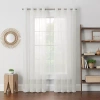Eclipse Calia Grommet Top Sheer Set Of 2 Curtain Panel In White
