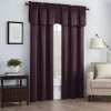 Eclipse Canova Polyester Blend Light Filtering Curtain Panel In Plum