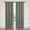 Eclipse Dane Single Blackout Curtain Panel In River Blue