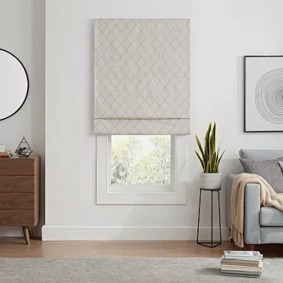 Eclipse Darien Energy Saving Cordless Blackout Roman Shade In Sand