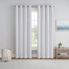 Eclipse Dutchess Grommet Top 100% Blackout Single Curtain Panel In White